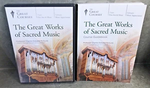 Great Courses Sacred Music 4 DVDs w Book 16 Lectures 12 Hrs Prof McGuire Lk New - Imagen 1 de 8