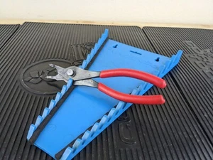 #aw265 Snap On - SRPC7000 Convertible Snap Ring Pliers - Straight Tip - RED - Picture 1 of 12