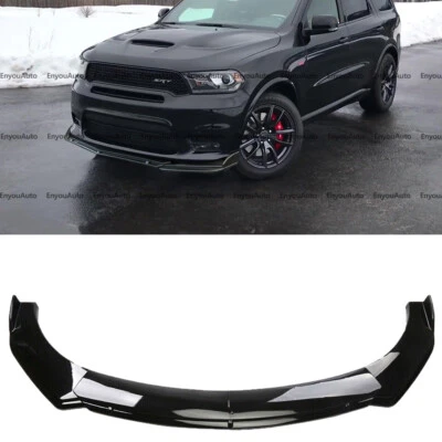 For Dodge Durango UNIVERSAL Front Bumper Lip Spoiler Splitter Glossy Black - Image 1 of 4