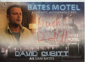 Tarjeta autógrafa Bates Motel temporada 1 David Cubitt como Sam Bates - Imagen 1 de 1