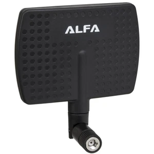 Antenne pivotante à panneau Alfa 2,4 GHz 7dBi RP-SMA pour modèles Alfa - AWUS - Photo 1/5