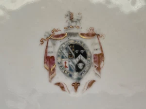 18th century Chinese Export Porcelain Earl Fortescue Family Crest coat of arms - Picture 1 of 3