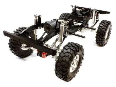 Billet Machined Silver 1/10 Type D90 Roller 4WD Off-Road Scale Crawler ARTR - Image 1 of 4