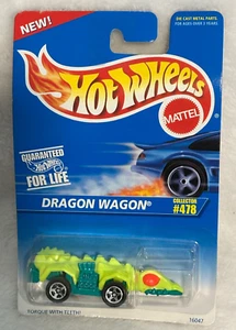 1995 HOT WHEELS DRAGON WAGON COLLECTION #478 - Green - Picture 1 of 6
