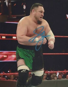 Samoa Joe autographed 8x10 Photo COA - Picture 1 of 1