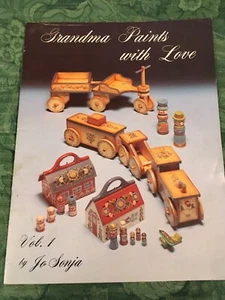 Grandma Paints With Love Vol.1 by Jo Sonja Jansen 1981 Tole Paint Book Folk Art - Picture 1 of 4