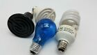 4-Pack  2-200W Ceramic Heat Emitter Bulbs |2- Reptile Heat UV Light  Bulb