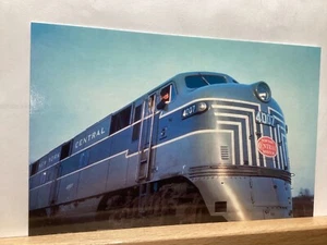 New York Central E7 Passenger Diesel #4007: - 3 1/2”x 5 1/2” Postcard - Picture 1 of 3