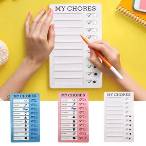 Chore Chart Memo Checklist Board Daily To Do List Planner Check List Chore Board - Picture 1 of 15