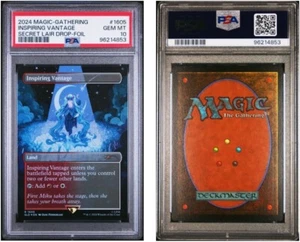 MTG PSA 10 Hatsune Miku Inspiring Vantage Foil 1605 Secret Lair Sakura Superstar - Picture 1 of 3