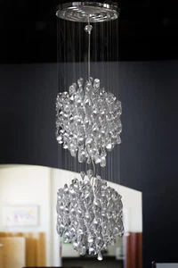 Verner Panton Spiral SP2 Pendant Silver Lamp Pendant. - Picture 1 of 6
