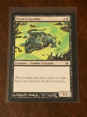 Magic the Gathering Fifth Dawn Dross Crocodile - Image 1 of 2