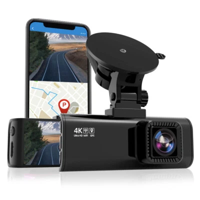 REDTIGER 4K Dash Camera Car Dash Cam Front Built in WiFi&GPS Night Vision