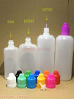 wholesale 120ML PE  liquid Dropper Bottle with Childproof Cap and Long Thin Tip