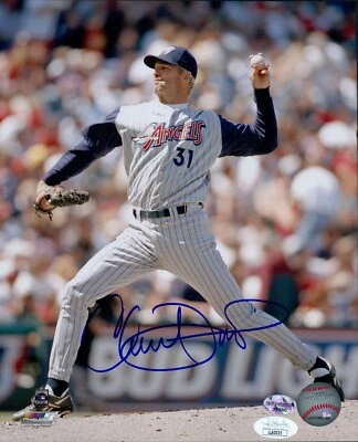 Chuck Finley Anaheim Angels Signed 8x10 Glossy Photo JSA Authenticated - Image 1 of 2