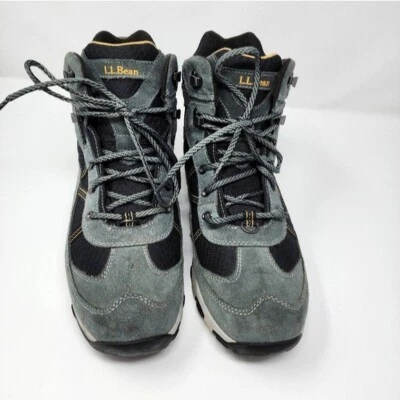L.L. Botas de caminhada Bean masculinas Primaloft impermeáveis cinza preto com cadarço 12 de largura - Imagem 1 de 4