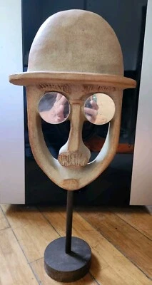 Rare Mid Century Modern David Gill Bennington Pottery Man Bowler Hat Sculpture - Image 1 of 4