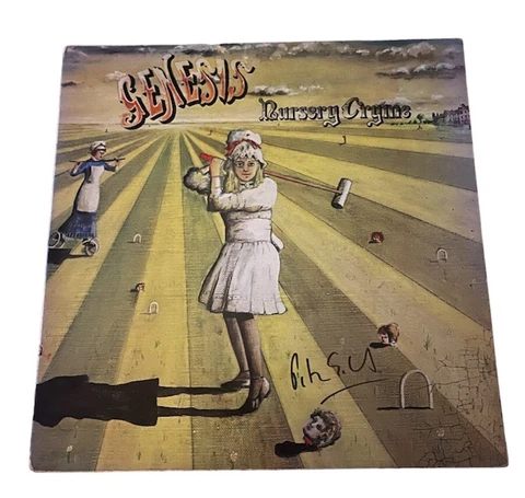 SIGNED PETER GABRIEL NURSERY CRYME VINYL RARE PHIL COLLINS Cover