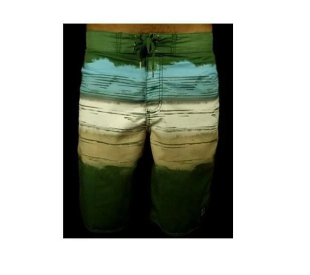 HOMBRE CHICOS INSIGHT RETRO BRO Boardshorts BOARD SHORTS NUEVO $60 Verde color desvanecido Foto 1 de 1