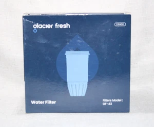 2 PACK Glacier Fresh Water Filter Model GF-43 Compatible with Zero Water - Picture 1 of 6