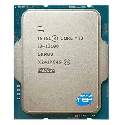 Intel Core i3-13100F CPU Processor Srmbv LGA 1700 13TH Gen 4C/8T Without Gpu - Image 1 of 4