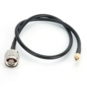Nickel And Gold Plated Connector Tail Fiber Cable SMA Male To N Male Reverse FY - Zdjęcie 1 z 8