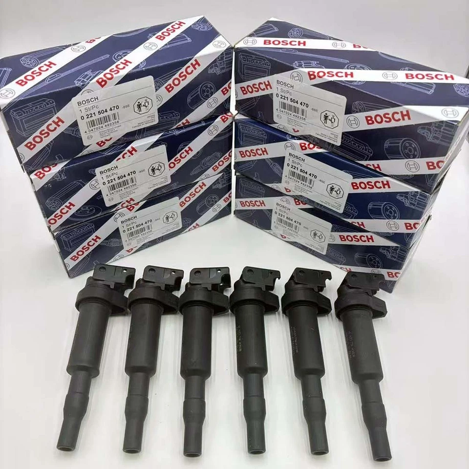 6pcs OEM Ignition Coils 0221504470 For Bosch BMW 325i 328i 335 525 528 530 535 Foto 1 de 4