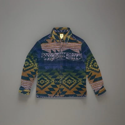 Urban Outfitters Aztec Print Shirt Jacket Medium - Image 1 of 4