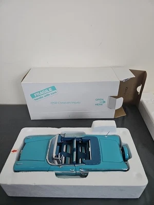 Chevrolet Impala 1958 Danbury como nuevo coche fundido a presión 1:24 - azul turquesa -  Foto 1 de 4