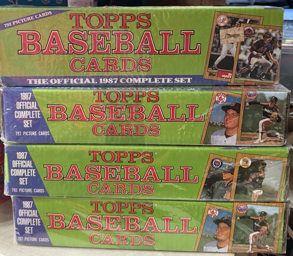 1987 Topps Baseball Official Complete Set Factory Plastic Sealed Box 792 Cards