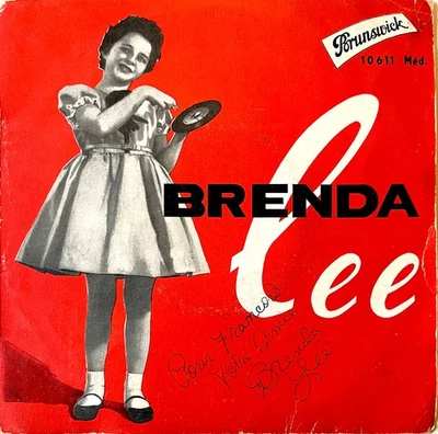 Brenda Lee Rock The Bop Brunswick 10611 Autograph Brenda Lee !!! - Image 1 of 3