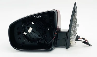 Левое складное зеркало заднего вида со стороны водителя для BMW E70 X5 2007-2013 годов выпуска с камерой красное от оригинального производителя - Изображение 1 из 4