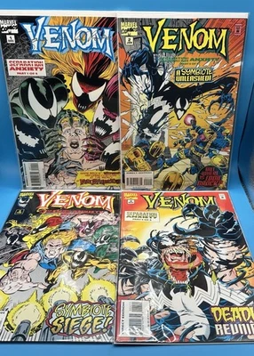 Venom Separation Anxiety #1-4 (1994 Marvel Comics) 1 2 3 4 Completo #1 Firmato - Immagine 1 di 4