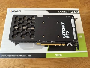 Carte graphique Palit GeForce RTX 3060 Dual 12 Go GDDR6 - Photo 1/8