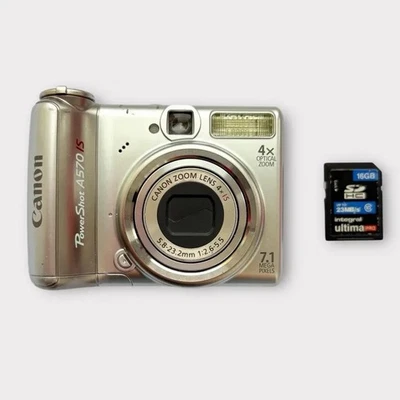 Canon A570 Digital Camera - Image 1 of 4