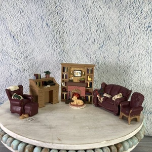Avon Victorian Memories Miniature Furniture Collectibles Living Room Vintage Set - Picture 1 of 14