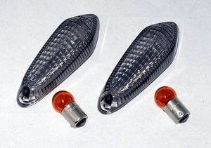 Schwarze Blinker Gläser Ducati Hypermotard 821 auch SP smoked signal lenses - Picture 1 of 1