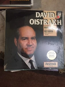 David Oistrakh "Mozart Violin Concerto 1 and Beethoven Sonata in F" Imported LP - Picture 1 of 2