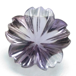 20.38Cts Elegant 100% Natural Ametrine 18.5mm Flower carving Loose Gemstone - Picture 1 of 4