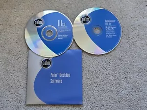 ๐ฟ Palm IIIxe Desktop Software & USB Kit CD-ROMs โ Vintage! ๐ฅ๏ธ - Picture 1 of 3