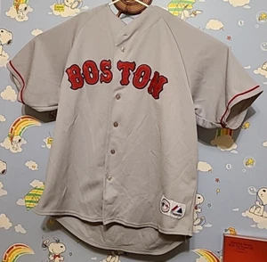 MLB Boston Red Sox Curt Schilling # 38 Jersey Majestic Baseball Size XXL Gray - Picture 1 of 8