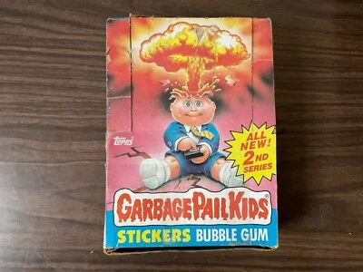 1985 Garbage Pail Kids All New 2nd Series Empty Box - Image 1 of 4