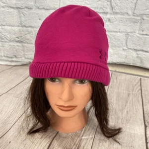 Under armour Storm women OS cotton blend winter beanie w/soft lining pink - Picture 1 of 8