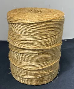 Sisal Tying Twine 1-Ply Natural Fiber Twine 3 lb roll 6.25” - Picture 1 of 5