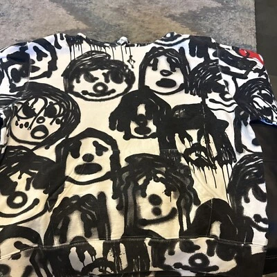 SUPREME X YOHJI YAMAMOTO HOODED SWEATSHIRT WHITE Sz MEDIUM | FW20 Brand New - Image 1 of 4