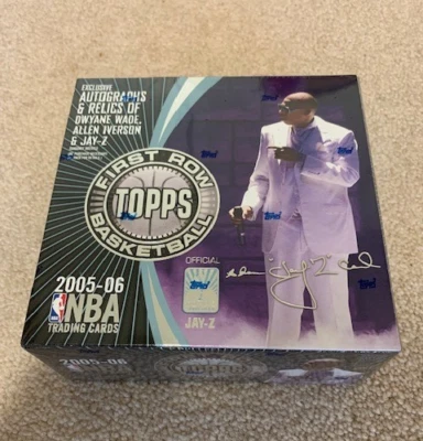 2005-06 Topps First Row Basketball Official Spokesman Jay-Z box - Image 1 of 3