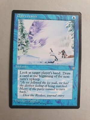 Clairvoyance, MTG Ice Age (1995), Common Blue Instant NM - Image 1 of 2