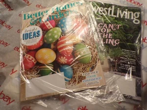 March April 2022 Better Homes Gardens & Midwest Living Magazines unopened - Picture 1 of 2