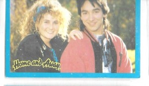 Home And Away Sharyn Hodgson Alex Papps 20 Australian TV 1987 Topps 