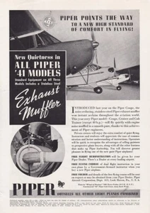 1940 Piper Cub Coupe Flugzeug Anzeige 23.04.2024hh - Bild 1 von 1